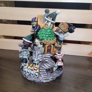 Porcelain Halloween House • Vampire Castle • Spooky Hollow